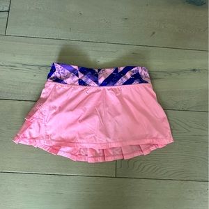 Ivivva Lululemon Pleated Tennis Skirt Pink Running Dance 7